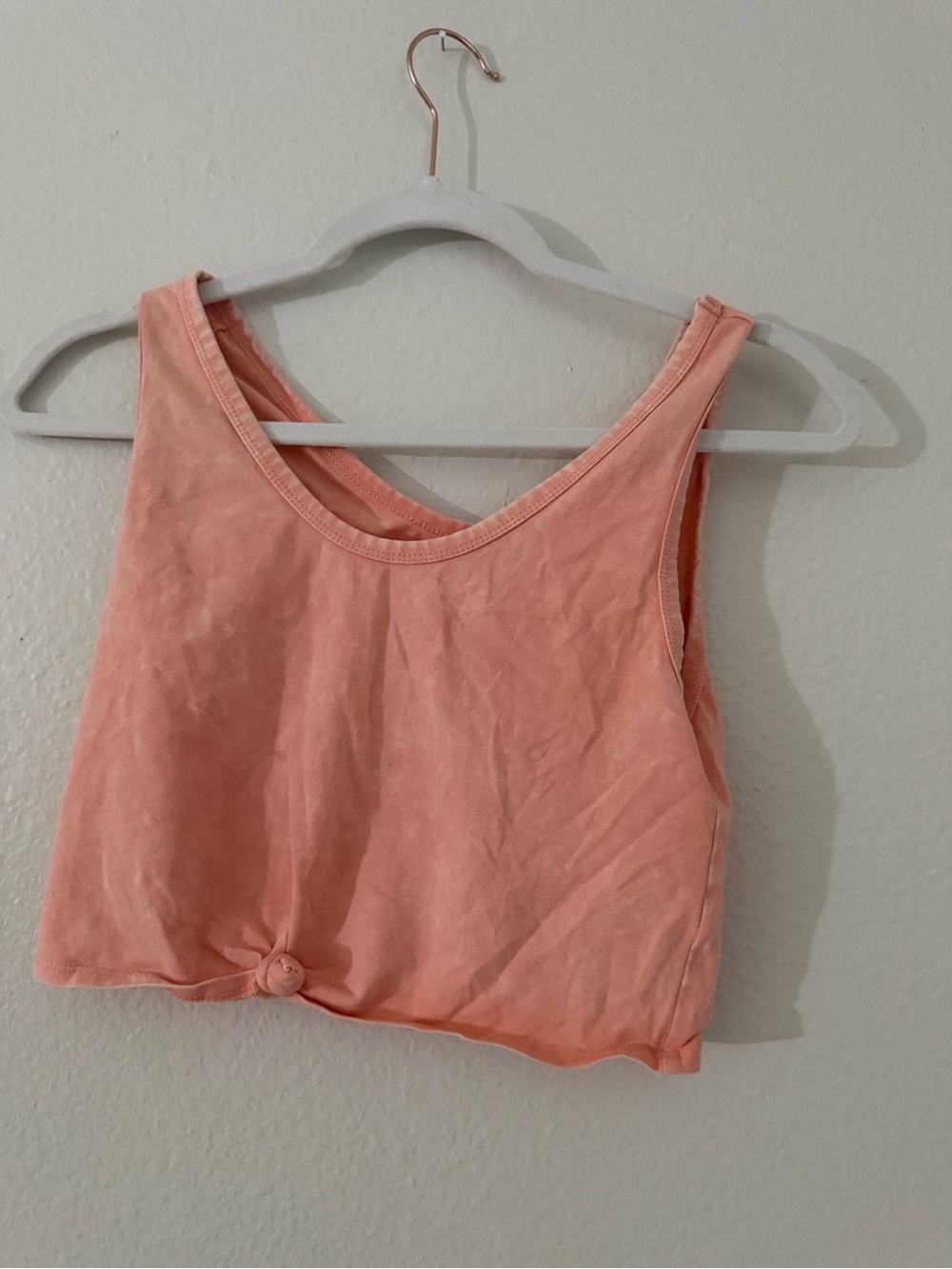Wild Fable Peach Tank Crop